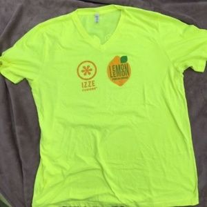 IZZE Fusions Yellow Shirt Lemon Lemon Size XL